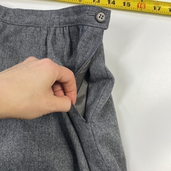 Vintage Pendleton Gray Pure Virgin Wool Pencil Skirt Waist 27" - Picture 13 of 14